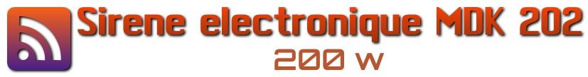 logo pour le klaxon sirene electronique MDK 202 200 w 12volts 12 tons