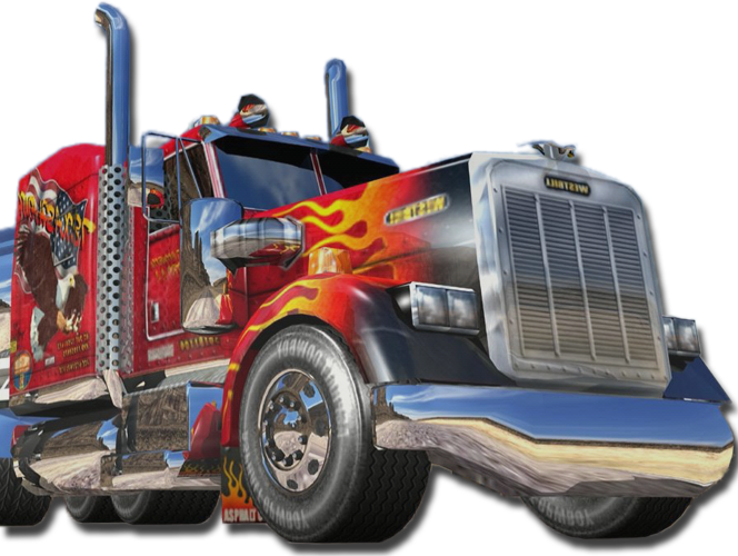 photo de camion truck americain avec du chrome